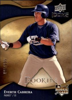 2009 Upper Deck Icons #118 Everth Cabrera Front