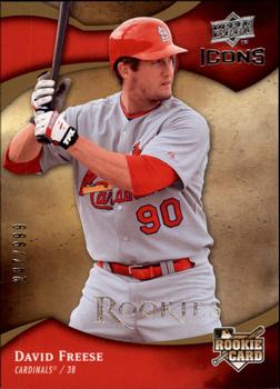 2009 Upper Deck Icons #120 David Freese Front