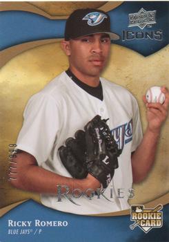 2009 Upper Deck Icons #130 Ricky Romero Front