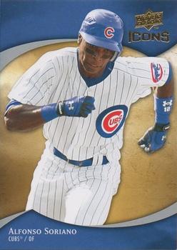 2009 Upper Deck Icons #7 Alfonso Soriano Front