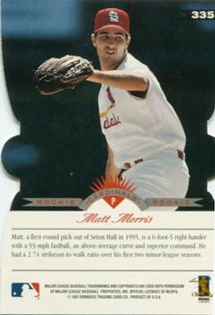 1997 Leaf - Fractal Matrix Die Cut #335 Matt Morris Back
