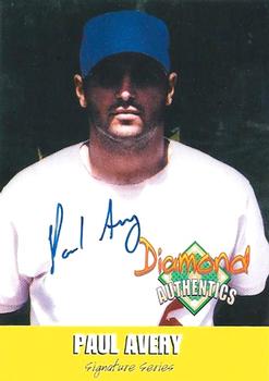 2000 Diamond Authentics Autographs #7 Paul Avery Front