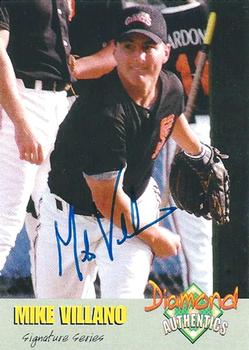 2000 Diamond Authentics Autographs #24 Mike Villano Front