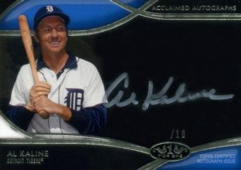 2014 Topps Tier One - Acclaimed Autographs Silver Ink #AA-AKA Al Kaline Front