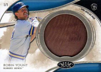 2014 Topps Tier One - Bat Knobs #BK-RY Robin Yount Front