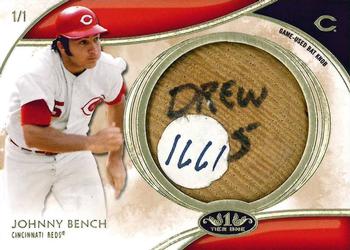 2014 Topps Tier One - Bat Knobs #BK-JBE Johnny Bench Front