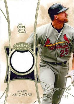 2014 Topps Tier One - Legends Relics #TORL-MM Mark McGwire Front