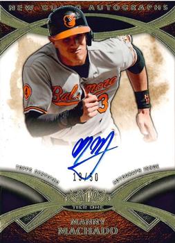 2014 Topps Tier One - New Guard Autographs #NGA-MMA Manny Machado Front