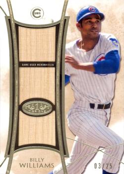 2014 Topps Tier One - Triple Relics #TR-BW Billy Williams Front