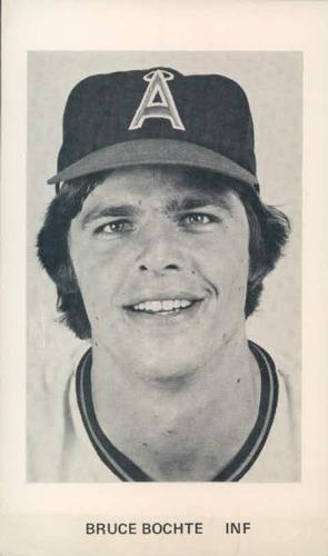 1976 California Angels Photocards #NNO Bruce Bochte Front