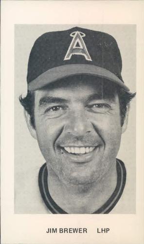 1976 California Angels Photocards #NNO Jim Brewer Front