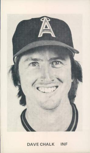 1976 California Angels Photocards #NNO Dave Chalk Front