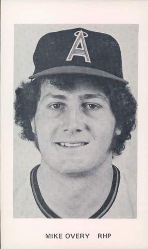 1976 California Angels Photocards #NNO Mike Overy Front