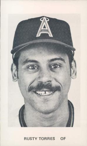 1976 California Angels Photocards #NNO Rusty Torres Front