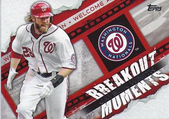 2014 Topps - Breakout Moments #BM-6 Jayson Werth Front