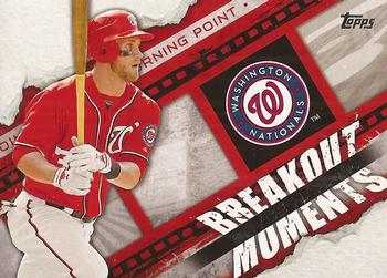 2014 Topps - Breakout Moments #BM-18 Bryce Harper Front