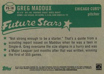 2014 Topps - Future Stars That Never Were #FS-18 Greg Maddux Back