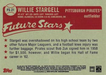 2014 Topps - Future Stars That Never Were #FS-21 Willie Stargell Back