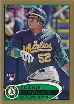 2014 Topps - Future Stars That Never Were Gold #FS-12 Yoenis Cespedes Front