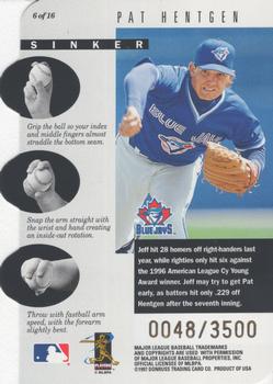 1997 Leaf - Get-A-Grip #6 Jeff Bagwell / Pat Hentgen Back