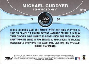 2014 Topps - Saber Stars #SST-12 Michael Cuddyer Back