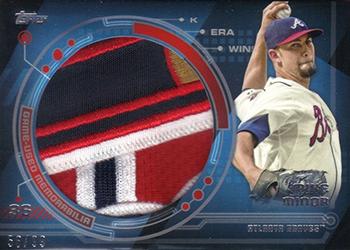 2014 Topps - Trajectory Jumbo Relics #TJR-MM Mike Minor Front
