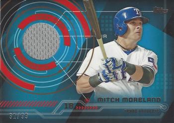 2014 Topps - Trajectory Relics Gold #TR-MMO Mitch Moreland Front