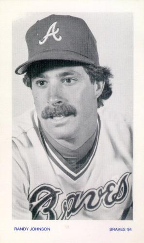 1984 Atlanta Braves Photocards #NNO Randy Johnson Front