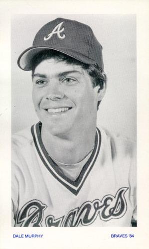 1984 Atlanta Braves Photocards #NNO Dale Murphy Front