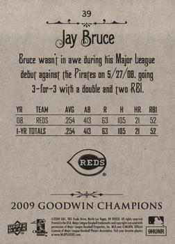 2009 Upper Deck Goodwin Champions #39 Jay Bruce Back