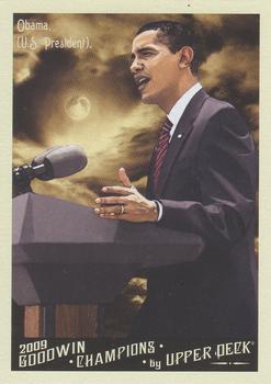 2009 Upper Deck Goodwin Champions #44 Barack Obama Front