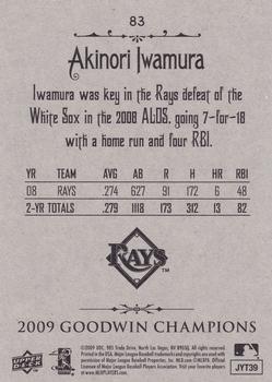 2009 Upper Deck Goodwin Champions #83 Akinori Iwamura Back