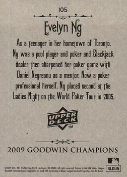 2009 Upper Deck Goodwin Champions #105 Evelyn Ng Back