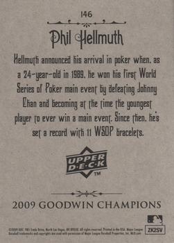 2009 Upper Deck Goodwin Champions #146 Phil Hellmuth Back