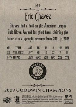 2009 Upper Deck Goodwin Champions #169 Eric Chavez Back