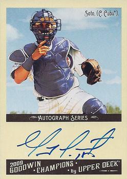 2009 Upper Deck Goodwin Champions - Autographs #A-SO Geovany Soto Front