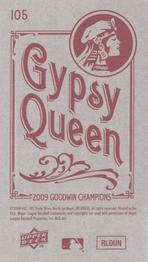 2009 Upper Deck Goodwin Champions - Mini Black Border #105 Evelyn Ng Back