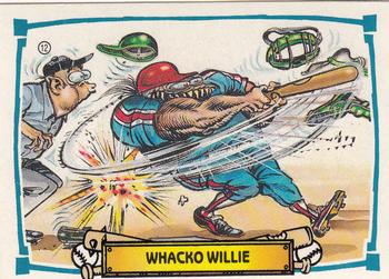 1988 Leaf Baseball's Greatest Grossouts #12 Whacko Willie Front