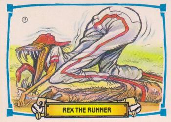 1988 Leaf Baseball's Greatest Grossouts #15 Rex the Runner Front