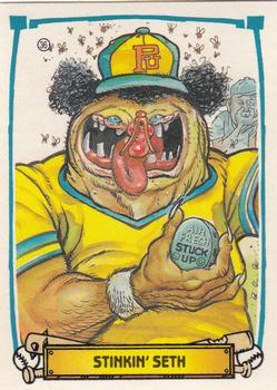 1988 Leaf Baseball's Greatest Grossouts #36 Stinkin' Seth Front