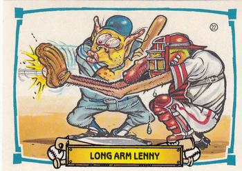 1988 Leaf Baseball's Greatest Grossouts #22 Long Arm Lenny Front
