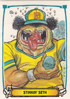 1988 Leaf Baseball's Greatest Grossouts #36 Stinkin' Seth Front