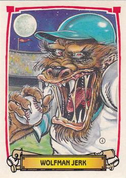 1988 Leaf Baseball's Greatest Grossouts #4 Wolfman Jerk Front