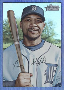 2007 Bowman Heritage - Rainbow Foil #168 Gary Sheffield Front
