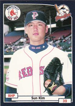 2000 Blueline Q-Cards Pawtucket Red Sox #15 Sun Kim Front