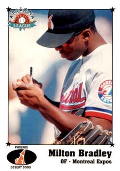 1999 Arizona Fall League Prospects #4 Milton Bradley Front