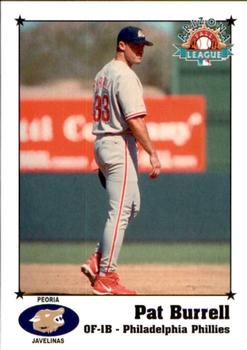 1999 Arizona Fall League Prospects #6 Pat Burrell Front