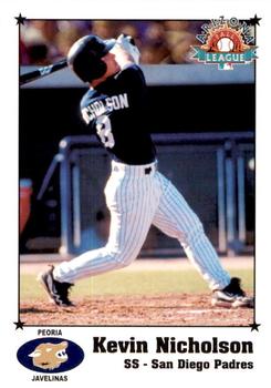 1999 Arizona Fall League Prospects #18 Kevin Nicholson Front