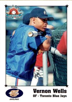 1999 Arizona Fall League Prospects #25 Vernon Wells Front