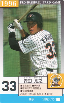 1996 Takara Nippon-Ham Fighters #33 Hideyuki Yasuda Front